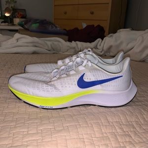 Nike Zoom Pegasus 37 White Racer Blue